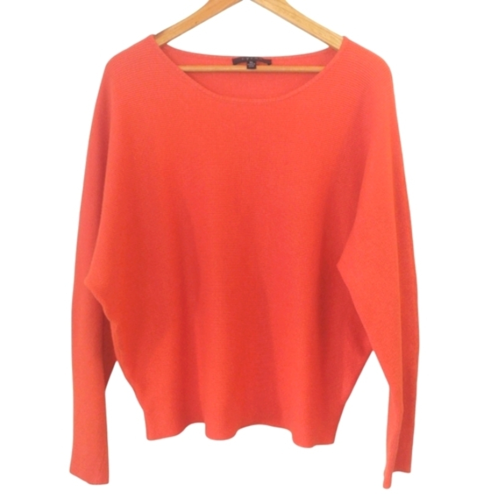 Cyrus Bright Orange Dolman Sleeve Sweater - Picture 2 of 8